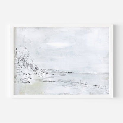 Waterfront Coastline Sketch - Jetty Home