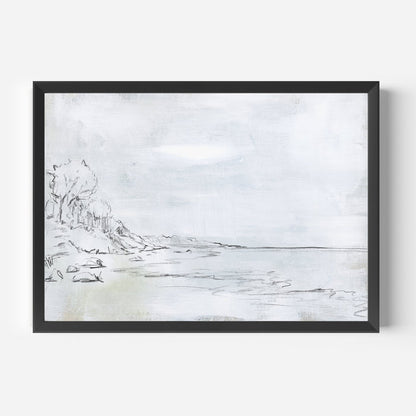 Waterfront Coastline Sketch - Jetty Home