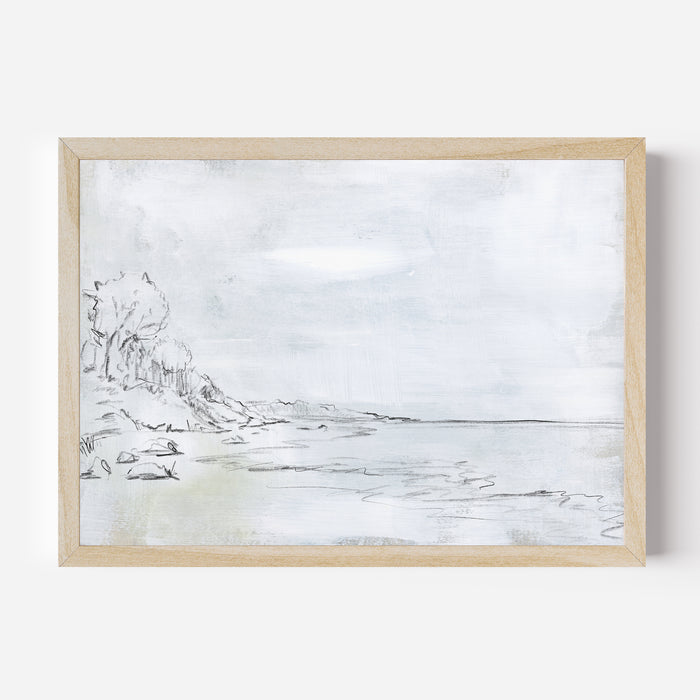 Waterfront Coastline Sketch - Jetty Home