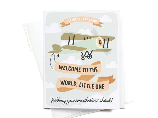 Welcome to the World Little One Greeting Card - Onderkast Studio