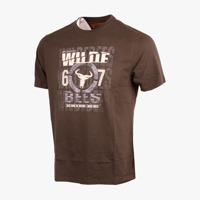 Wildebees Mens Concrete Scope Short Sleeve Tee Fatigue | Wildebees