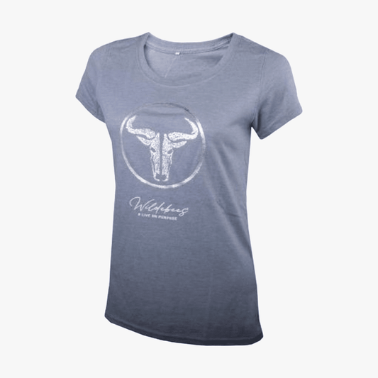 Wildebees Womens Raised Foil Circle Short Sleeve Tee | Wildebees