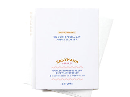 Wishing You Love and Happiness Greeting Card - Onderkast Studio