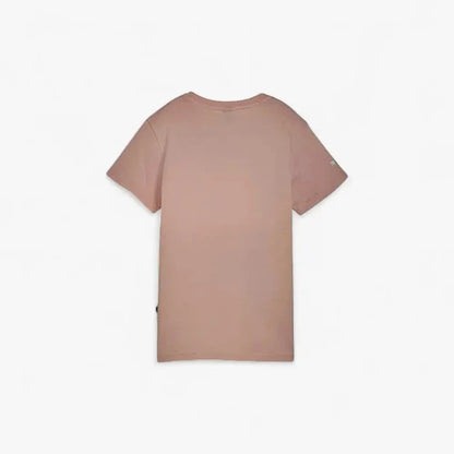 Puma Womens Ferrari Sportswear Tonal Shield Short Sleeve Tee Pale Mauve | Puma