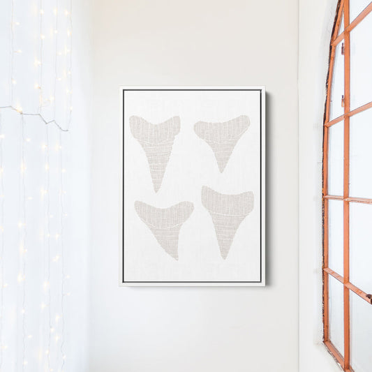 Woven Shark Teeth Illustration - Jetty Home