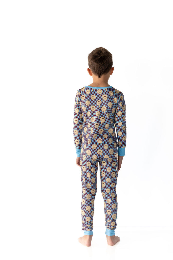 YELLOW TRIPPY CHECKER | LONG SLEEVE