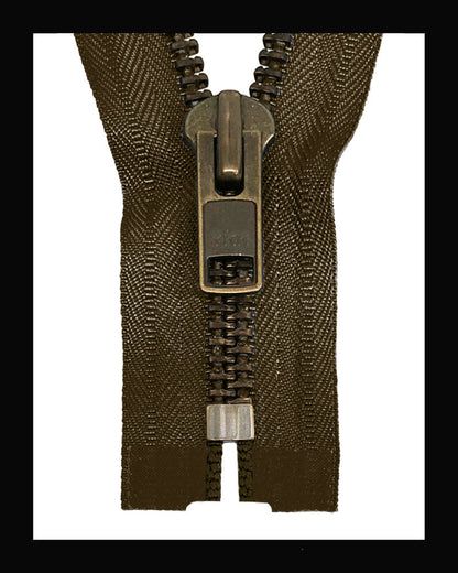 Information related to zippers, thread, and sewing.