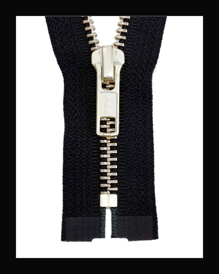 Information related to zippers, thread, and sewing.