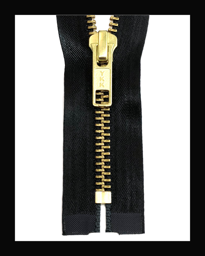 Information related to zippers, thread, and sewing.