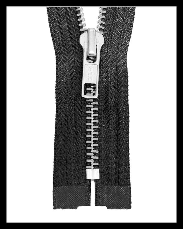 Information related to zippers, thread, and sewing.