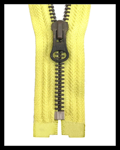 Information related to zippers, thread, and sewing.
