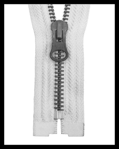 Information related to zippers, thread, and sewing.