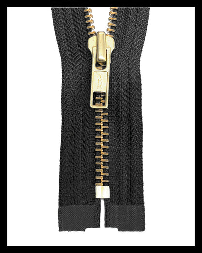 Information related to zippers, thread, and sewing.
