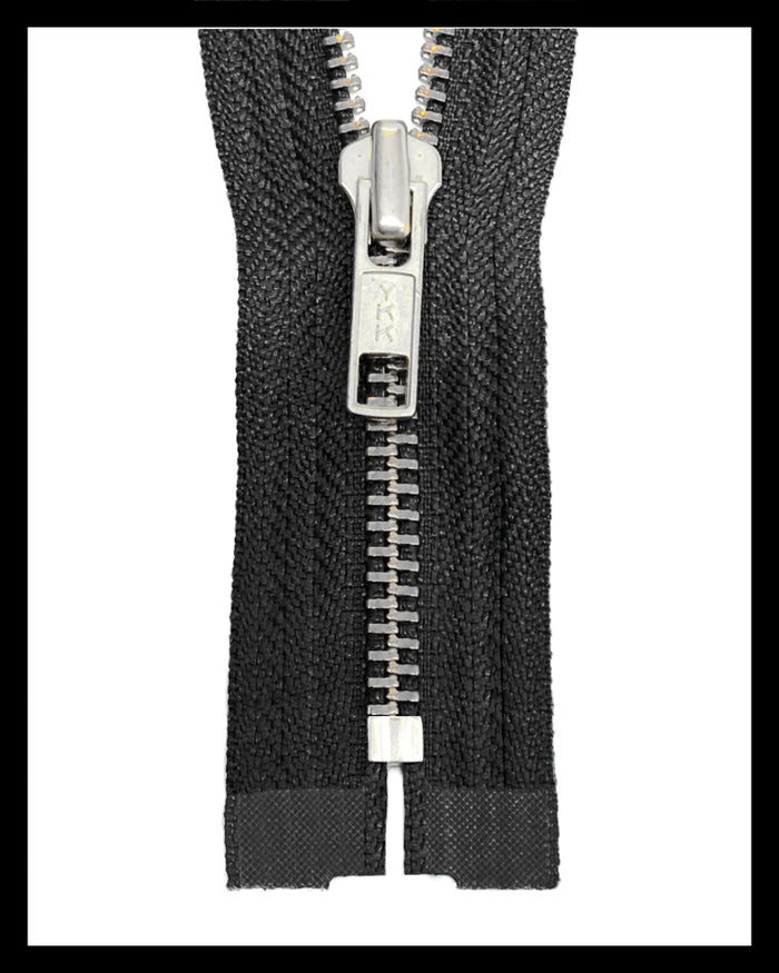 Information related to zippers, thread, and sewing.