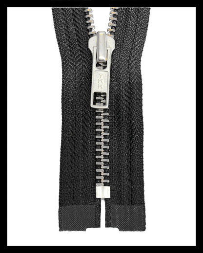 Information related to zippers, thread, and sewing.