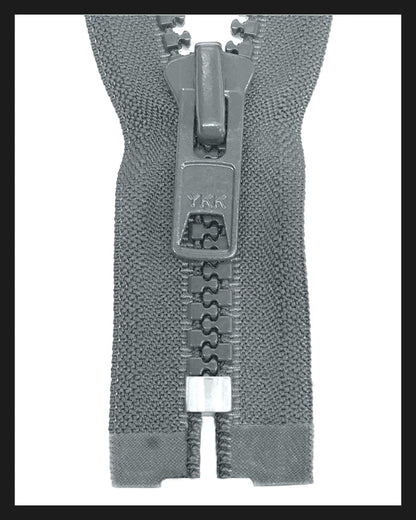 Information related to zippers, thread, and sewing.
