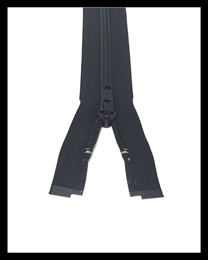 Information related to zippers, thread, and sewing.